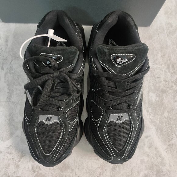 New Balance 9060 Triple Black - Picture 4 of 9